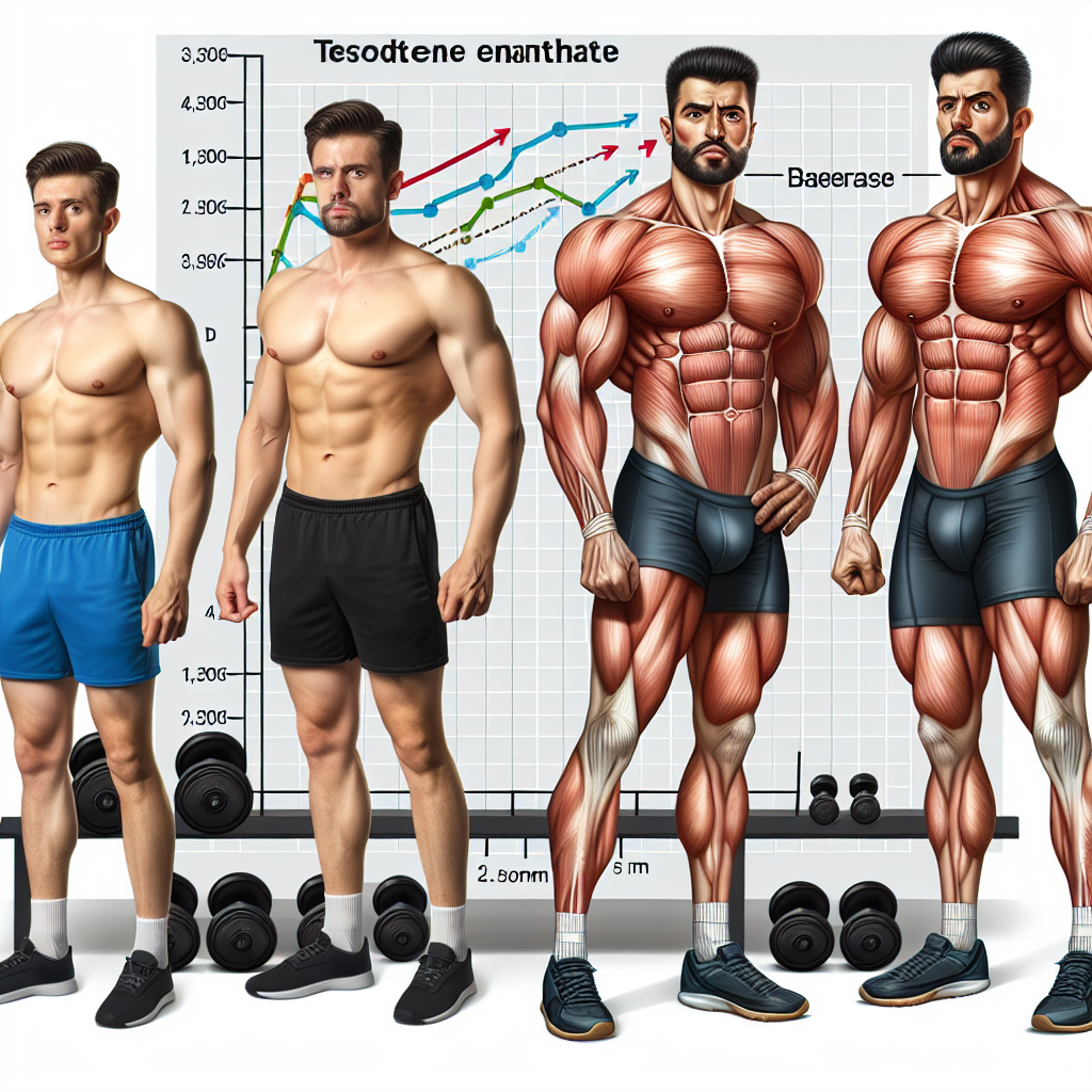 Gli effetti del testosterone enantato sull'incremento della massa muscolare